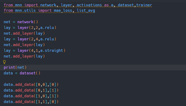 screenshot showing how simple MNNlibv2